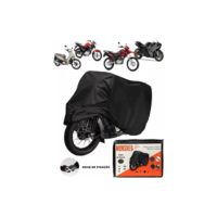 Capa moto couro PROTEGE Impermeável cor Preto G