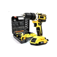 Furadeira e Parafusadeira de Impacto Sem Fio 48V Com LED, 2 Baterias Recarregáveis, Kit 32 Acessórios + Maleta Premium – Alta Potência para Uso Profissional e Doméstico