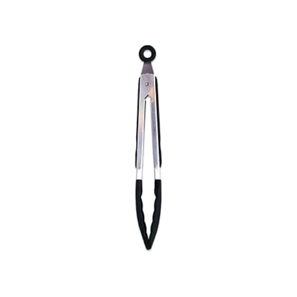 Oikos - Pegador Inox com Trava Grande Preto