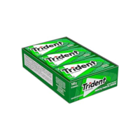 Chiclete Trident Menta Sem Açúcar - Caixa com 21 unid. de 8g