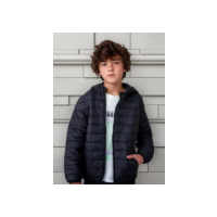 Casaco Puffer Infantil Nylon Bobojaco Corta Vento Gominho
