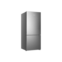 Geladeira / Refrigerador Hisense Duplex, Frost Free, Botton Freezer Inverter, 397L, Inox - RB-52W2ANRI -220V