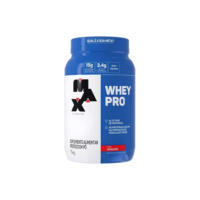 Whey Pro Concentrado Pote 1kg - Max Titanium Sabor Morango