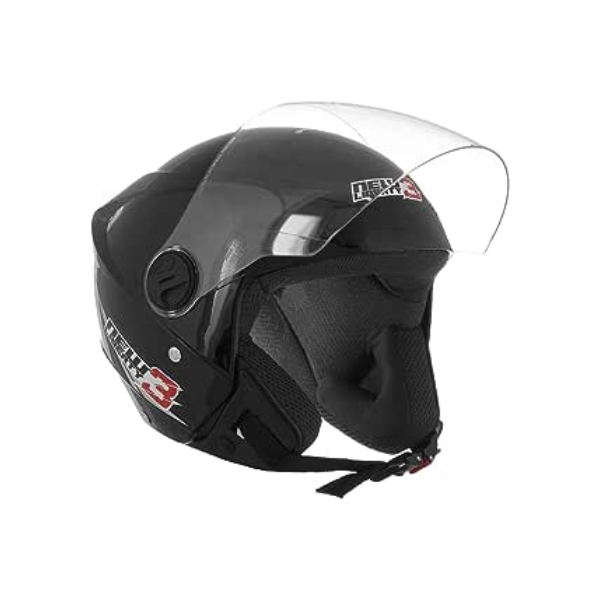 CAPACETE ABERTO PRO TORK NEW LIBERTY 3 SOLID PRETO TAM. 58