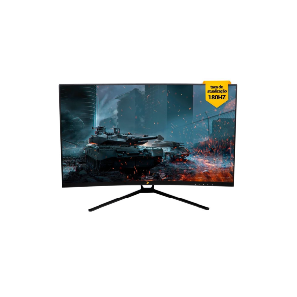 Monitor Gamer Curvo KBM! GAMING MG320 27", 180Hz, Full Hd, 1ms, DisplayPort e HDMI, Adaptive Sync, Ajuste De Ângulo - KGMG32027PT
