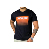 Camisa Onbongo Masculina Camiseta Preta Original Blusa