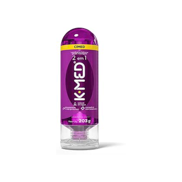 KMED Lubrificante Íntimo E Gel De Massagem K-Med - 200Ml