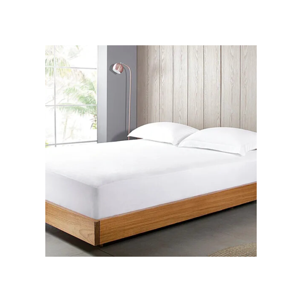 Protetor De Colchão Queen Buddemeyer Maison  Algodão Branco 001 - Branco