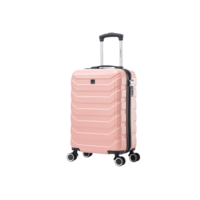 Mala de Viagem Bordo 10kg Allabard ANAC Regulamentada Avião Medidas Aceitas Voos (P015 NV - Rose)