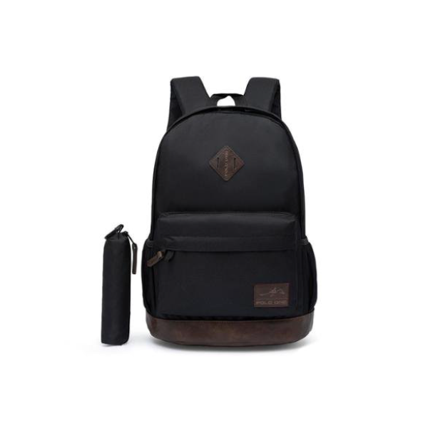 Mochila Masculina Polo One Impermeável Reforçada Trabalho Viagem Escolar 14 Litros - Preto