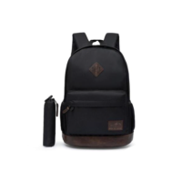 Mochila Masculina Polo One Impermeável Reforçada Trabalho Viagem Escolar 14 Litros - Preto