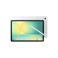 Tablet Samsung Galaxy Tab S10 FE, 128GB, 8GB RAM, Tela Imersiva de 10.9" 90Hz, Camera Traseira de 8MP, Câmera Frontal de 13MP Ultra Wide, Wifi 6, IP68, Android 15 Prata