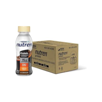 Bebida Láctea Nutren Protein 15g de proteínas Chocolate 260ml - 24 unidades