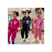 Conjunto Infantil de Frio Agasalho Menina Inverno Stitch