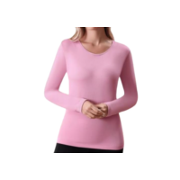 Blusa Térmica feminina Segunda Pele Manga Longa Peluciada … (BR, Alfa, P, Regular, ROSA)