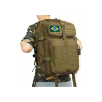 Mochila 50L Impermeável Grande Capacidade para Caminhada, Acampamentos e Atividades ao Ar Livre (Caqui)