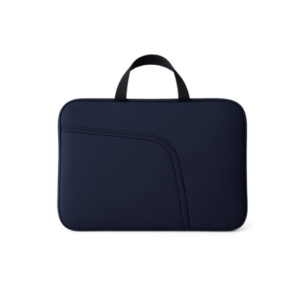 Capa de Notebook 15,6 Polegadas Com Alça Revestida de Espuma Compatível com Qualquer Marca e Aparelho (PRETO)