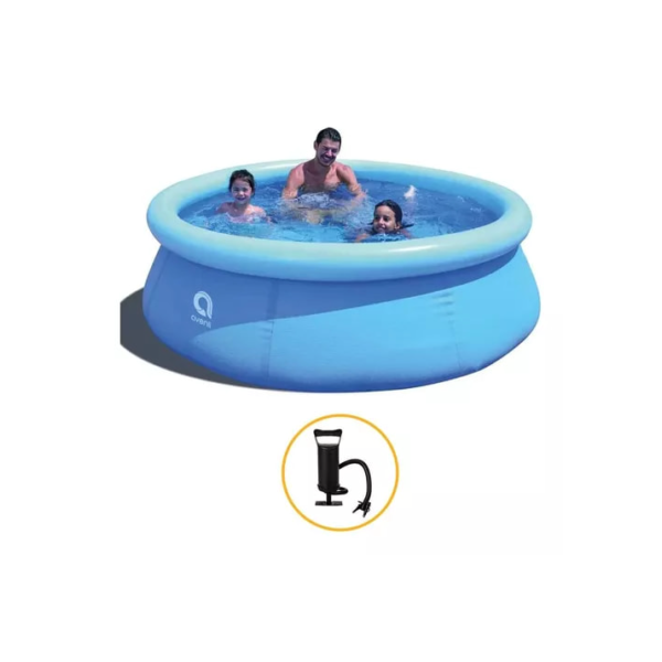 Piscina Inflável Redonda 1.000 Litros Bomba Jilong Avenli Cor Azul