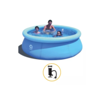 Piscina Inflável Redonda 1.000 Litros Bomba Jilong Avenli Cor Azul