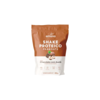 Emana Suplemento Alimentar em pó Shake Proteico Vegetal Sabor Chocolate com Avelã - 450g