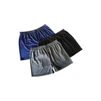 Kit 3 Cuecas Samba Canção Short Malha Fria Pijama Dormir