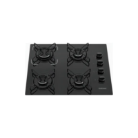 Cooktop Itatiaia Essencial 4 Bocas Preto – Bivolt 127V/220V com Acendimento Automático