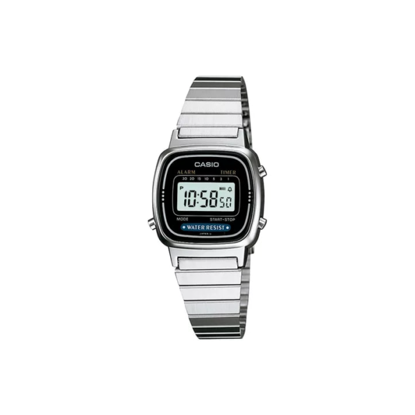 Relógio Casio Feminino Vintage Prata Original Tamanho Mini
