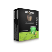 Aroma Selezione Cápsulas De Chá Detox Aroma Compatível Com Nespresso Contém 10 Cápsulas