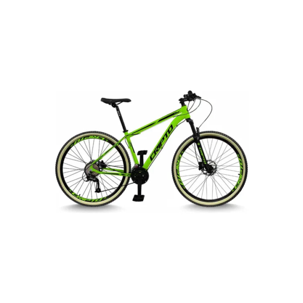Bicicleta Aro 29 Mtb Cripto 24v Freios A Disco Pneu F.bege