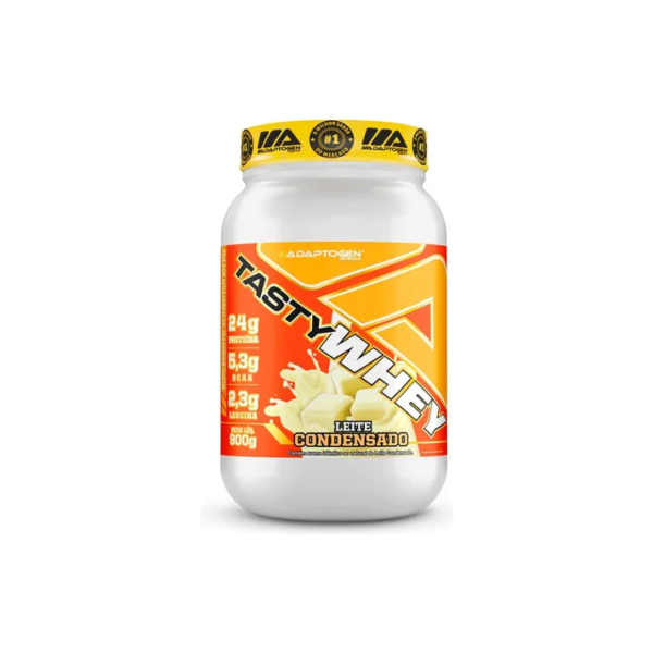 Suplemento Tasty Whey 3w Gourmet Whey Protein Adaptogen Science Pote 900g Sabor Leite Condensado