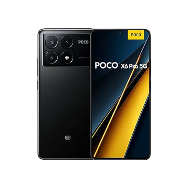 Smartphone Xiaomi POCO X6 Pro 5G 8GB+256GB NFC Dimensity 8300-Ultra 64MP câmera tripla 67W 120Hz AMOLED (Preto)