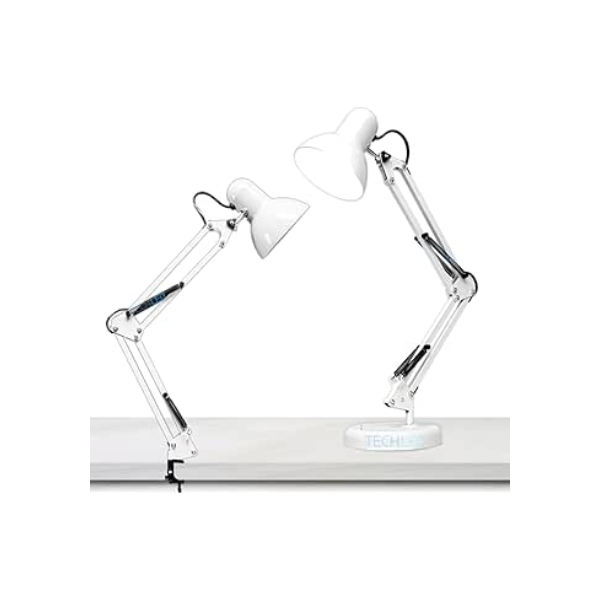 Luminaria Pixar Articulada Abajur de Mesa Garra e Base Branca