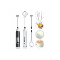 Batedor Misturador Mixer Elétrico para Bebidas Leite Café Clara de Ovo 2 em 1