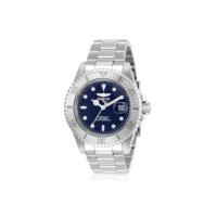 Invicta Relógio masculino de quartzo Pro Diver com pulseira de aço inoxidável, prata, 20 (modelo: 34023)