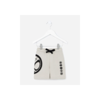 Bermuda Infantil com Estampa Homem Aranha - Tam 2 a 5 Anos Off White