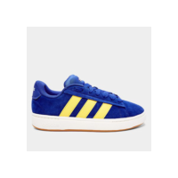 Tênis Couro Adidas Grand Court Alpha Masculino - Azul+amarelo