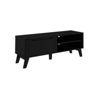 Rack para Tv ate 60" com porta basculante LOTUS cor Preto - Artely