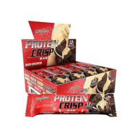 Integralmédica - Barra de Proteína Whey Protein Crisp Bar Duo Crunch - Snack Proteíco - Pré e Pós-Treino - Display com 12 Unidades