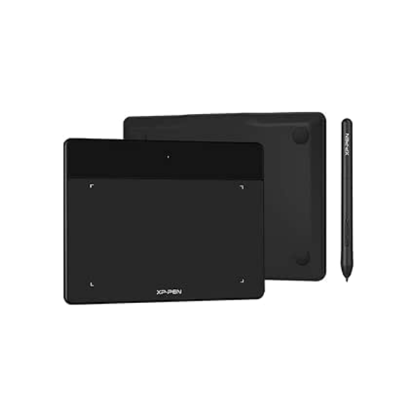 XP-PEN Mesa Digitalizadora Deco Fun S 15 x 10 cm, Tablet de desenho,com stylus,8192 níveis,para Mac, Windows,Chrome,Android,OSU! (Preto)