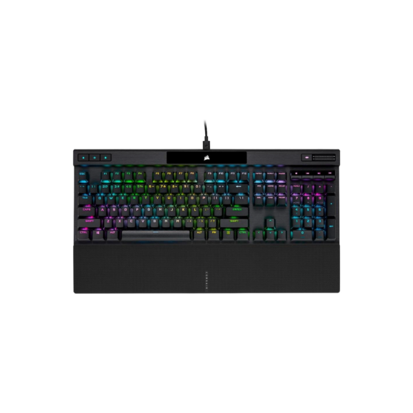Teclado Mecânico Gamer Corsair K70 RGB Pro, Corsair OPX, Preto, Preto PBT Keycap, US - CH-910941A-NA