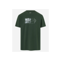 Camiseta Comfort em Algodão com Estampa Motorcycle Verde