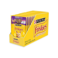 Pack Nestlé Purina Friskies Ração Úmida Para Gatos Adultos Cordeiro Ao Molho - Com 15 Sachês 85g