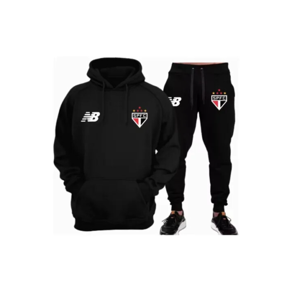 Conjunto Moletom Grandes Times Brasileiros Algodão Flanelado