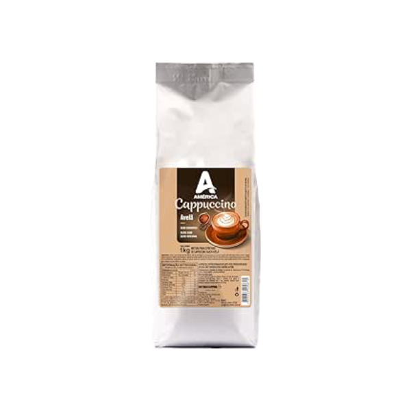 América Cappuccino Em Pó Avelã 1 Kg