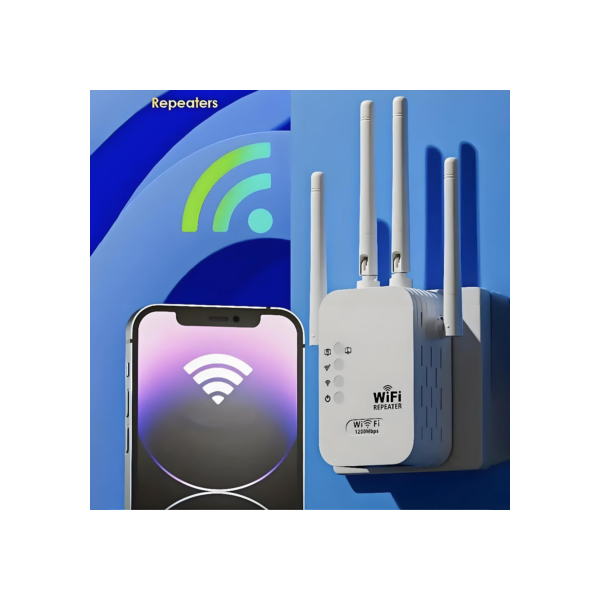Repetidor Amplificador De Sinal Wifi 1200/mbps Ultra Rápido sinal forte 110v/220v-G8