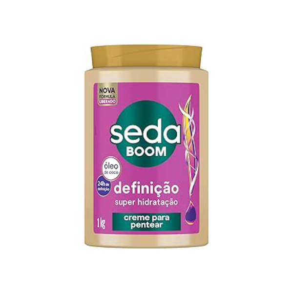 Seda Creme Para Pentear Boom Definição Pote 1Kg