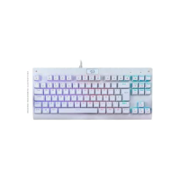 Teclado Mecanico Dark Avenger Rgb Branco Switch Vermelho (K568W-Rgb)
