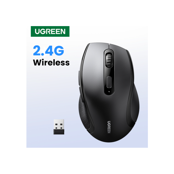 UGREEN-Mouse sem fio para computador, 1600DPI, Mouse silencioso, 2,4 GHz, receptor USB, PC, MacBook, Tablet, Laptop, Novo