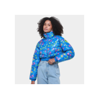 Jaqueta Colcci Puffer Estampada Feminina - Azul
