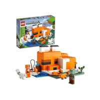 LEGO® Minecraft® – Pousada da Raposa, Brinquedo de Montar com Casa de Brinquedo e Toca da Raposa, Brinquedos Minecraft para Montar Casa, Jogo de Montar, Brinquedos para Crianças de 8 Anos 21178